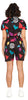 GP79542 – Filmcharakter 80s Mädchen Halloween – Größe: 42 - 44 (L) – Farbe: Schwarz