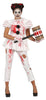 GP79544 – Clown Horror Kostüm Schriller Zirkus – Größe: 36 - 38 (S) – Farbe: Weiß
