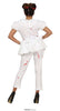 GP79544 – Clown Horror Kostüm Schriller Zirkus – Größe: 38 - 40 (M) – Farbe: Weiß