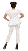 GP79544 – Clown Horror Kostüm Schriller Zirkus – Größe: 42 - 44 (L) – Farbe: Weiß