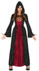GP79551 – Halloween Hexenkleid Mit Kapuze – Größe: 38 - 40 (M) – Farbe: Rot