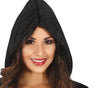 GP79551 – Halloween Hexenkleid Mit Kapuze – Größe: 38 - 40 (M) – Farbe: Rot