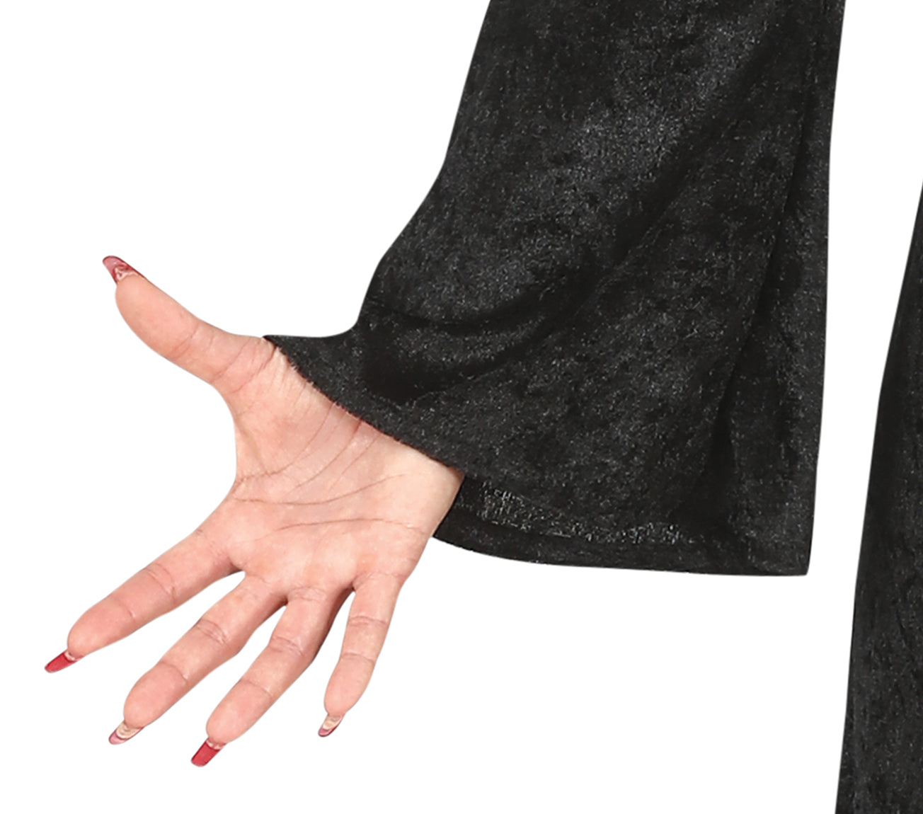 GP79551 – Halloween Hexenkleid Mit Kapuze – Größe: 38 - 40 (M) – Farbe: Rot