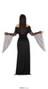GP79556 – Halloween Hexen Königin Kleid Mit – Größe: 42 - 44 (L) – Farbe: Schwarz