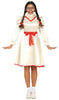 GP79561 – Halloween Puppe Grusel Kostüm Kleid – Größe: 36 - 38 (S) – Farbe: Beige