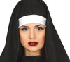 GP79564 – Halloween Nonne Kostüm Sünde Dunkler – Größe: 42 - 44 (L) – Farbe: Schwarz