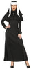 GP79568 – Halloween Nonne Kostüm Kloster Magie – Größe: 38 - 40 (M) – Farbe: Schwarz