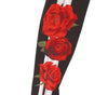GP79578 – Skelett Blumen Jumpsuit Knochenmuster – Größe: 38 - 40 (M) – Farbe: Schwarz