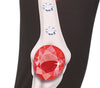 GP79578 – Skelett Blumen Jumpsuit Knochenmuster – Größe: 42 - 44 (L) – Farbe: Schwarz