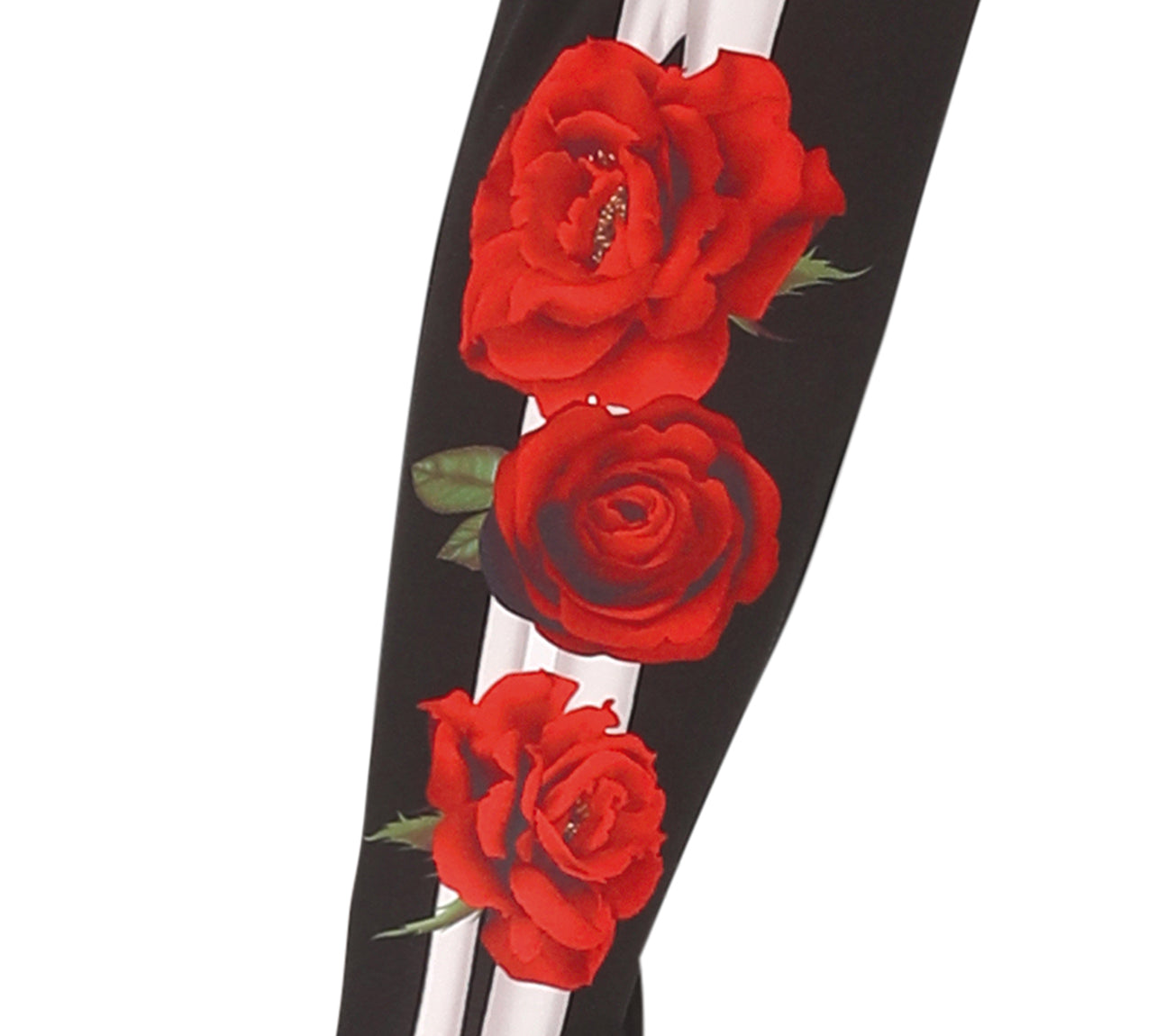 GP79578 – Skelett Blumen Jumpsuit Knochenmuster – Größe: 42 - 44 (L) – Farbe: Schwarz