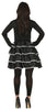 GP79581 – Skelett Festival Outfit Halloween – Größe: 36 - 38 (S) – Farbe: Schwarz