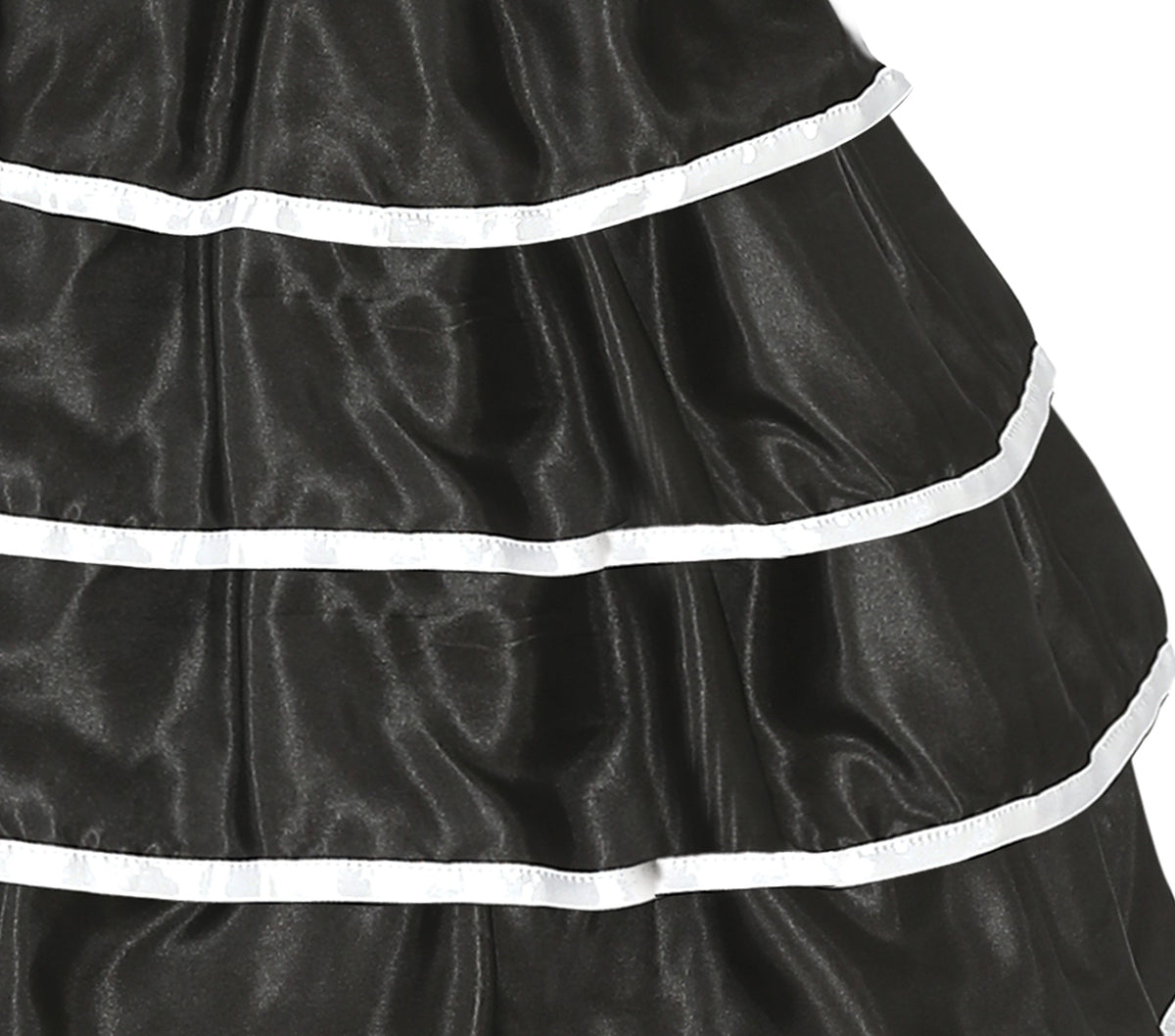 GP79581 – Skelett Festival Outfit Halloween – Größe: 38 - 40 (M) – Farbe: Schwarz