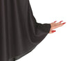 GP79584 – Halloween Kapuzenponcho Kürbis Design Grusel – Größe: 42 - 44 (L) – Farbe: Schwarz