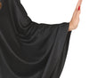 GP79585 – Halloween Hexenkatze Poncho Umhang – Größe: 42 - 44 (L) – Farbe: Schwarz