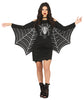 GP79586 – Halloween Spinnenkleid Schauriges Design – Größe: 42 - 44 (L) – Farbe: Schwarz