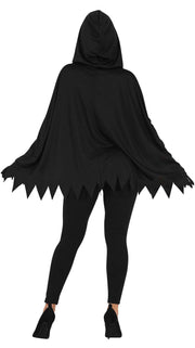 Skelett Umhang Halloween Poncho Mit Kapuze, Bild 2
