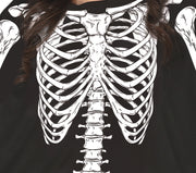 Skelett Umhang Halloween Poncho Mit Kapuze, Bild 3
