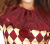 GP79595 – Clown Halloween Kostüm Grusel – Größe: 36 - 38 (S) – Farbe: Grau