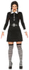 GP79598 – Halloween Hexen-Abenteuer Gothic Style – Größe: 36 - 38 (S) – Farbe: Schwarz
