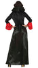GP79604 – Vampir Königin Halloween Kostüm – Größe: 36 - 38 (S) – Farbe: Rot
