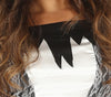 GP79607 – Gespenst Halloween Braut Outfit – Größe: 38 - 40 (M) – Farbe: Schwarz