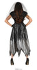 GP79607 – Gespenst Halloween Braut Outfit – Größe: 42 - 44 (L) – Farbe: Schwarz