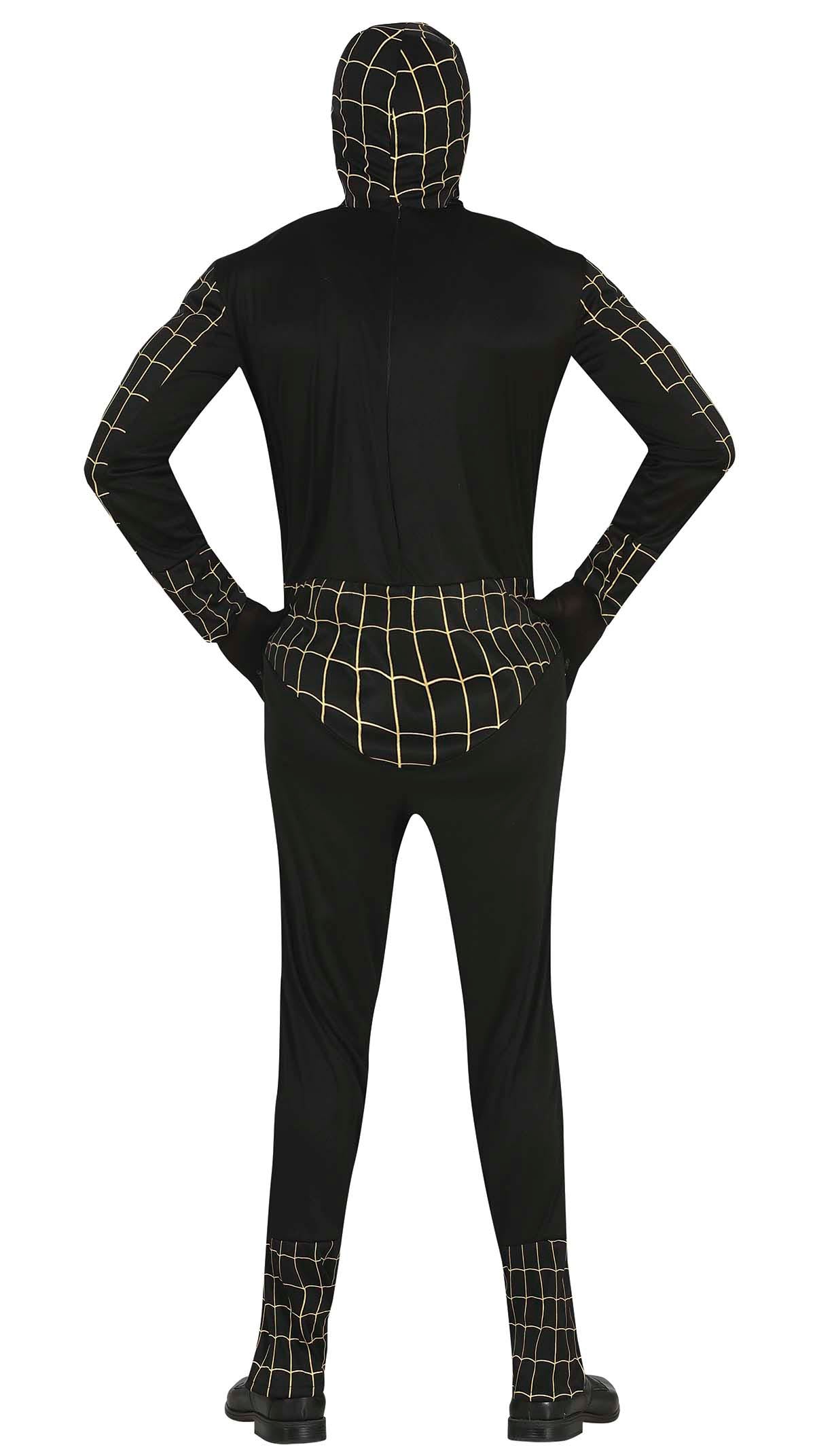 GP79620 – Superheld Abenteuerfigur Kapuze – Größe: 48 - 50 (M) – Farbe: Schwarz