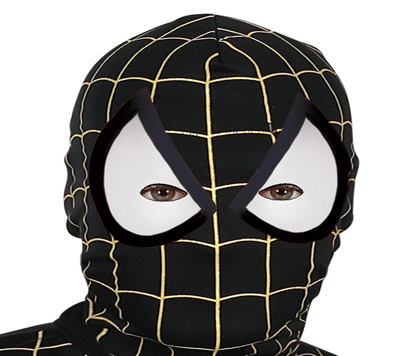 GP79620 – Superheld Abenteuerfigur Kapuze – Größe: 48 - 50 (M) – Farbe: Schwarz