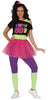 GP79622 – Achtziger Jahre Retro Outfit Tutu Leggings – Größe: 36 - 38 (S) – Farbe: Mehrfarbig