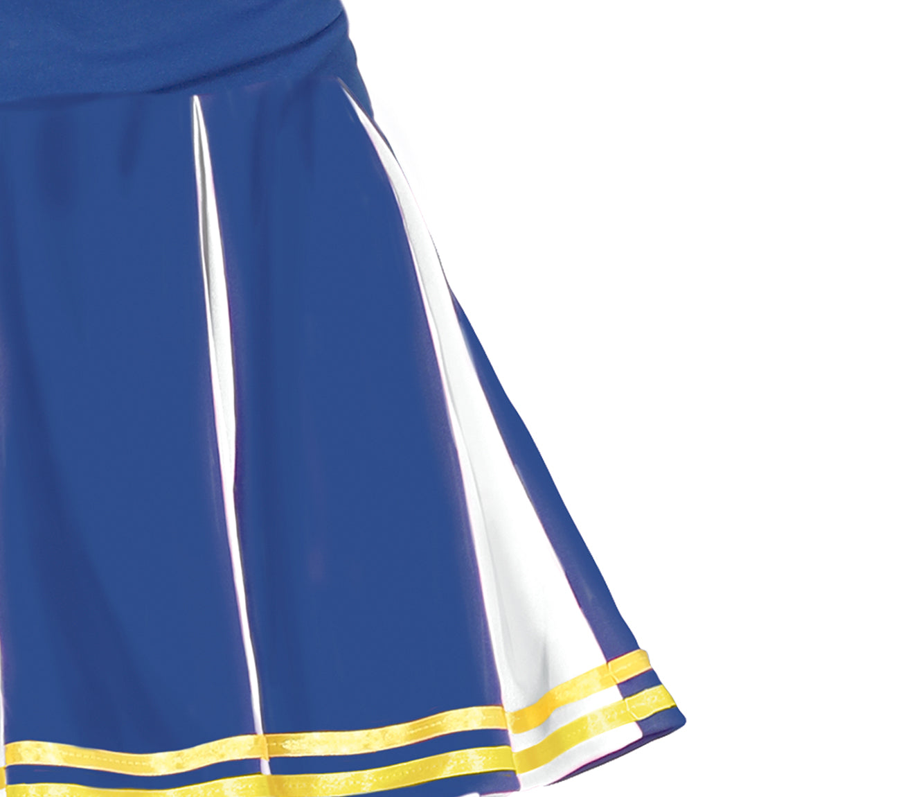 GP79629 – Sportliches Cheerleader Outfit Karneval – Größe: 36 - 38 (S), 44 - 46 (XL) – Farbe: Blau