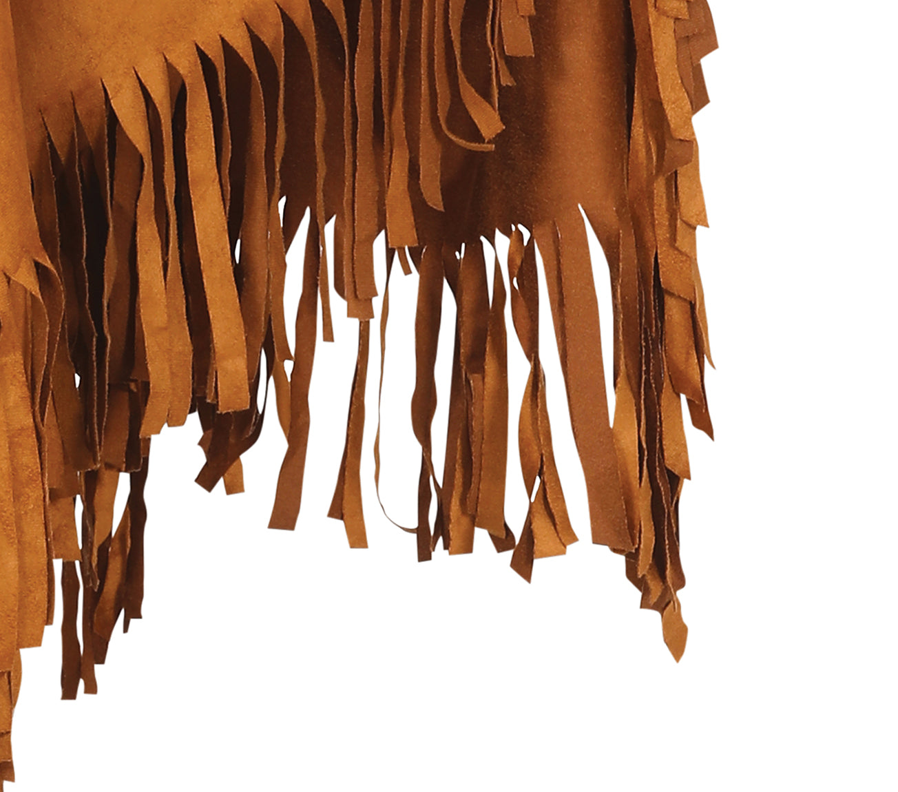 GP79639 – Hippie Indianer Karneval Poncho – Größe: 38 - 40 (M) – Farbe: Braun