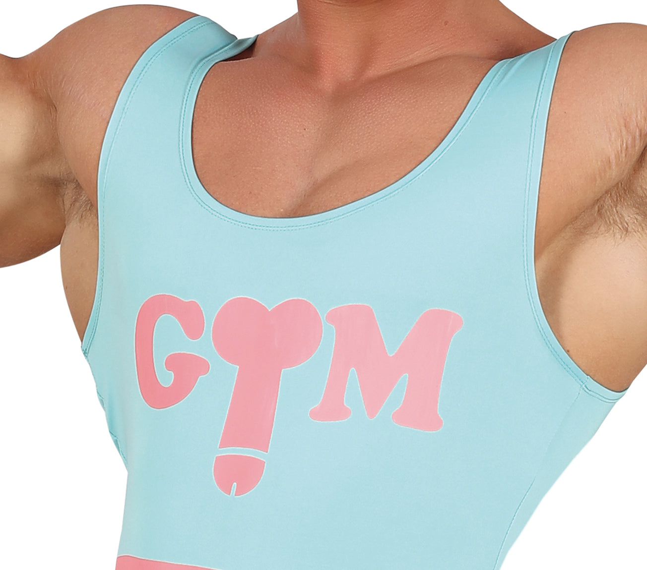 GP79642 – Sport Retro 80s Fun Outfit Gym Neon – Größe: 52 - 54 (L) – Farbe: Blau