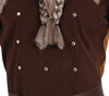 GP79651 – Wikinger Krieger Kostüm Tunika Gürtel – Größe: 52 - 54 (L) – Farbe: Braun