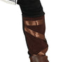 GP79651 – Wikinger Krieger Kostüm Tunika Gürtel – Größe: 52 - 54 (L) – Farbe: Braun