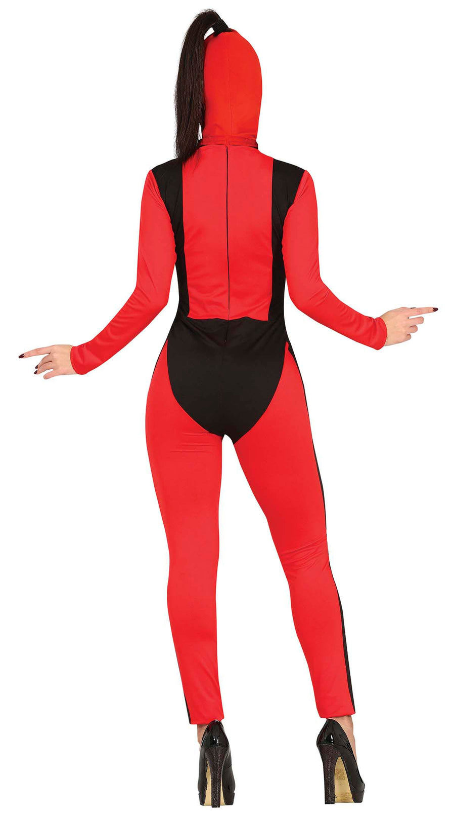 GP79669 – Abenteuerhelden-Outfit Rote Maske – Größe: 38 - 40 (M) – Farbe: Rot, Ansicht 2