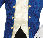 Marquis Kostüm für Herren blau mit Jabot, Bild 9