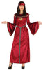 GP79679 – Prinzessin Mittelalter Königin Märchenkostüm – Größe: 38 - 40 (M) – Farbe: Rot