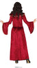 GP79679 – Prinzessin Mittelalter Königin Märchenkostüm – Größe: 38 - 40 (M) – Farbe: Rot