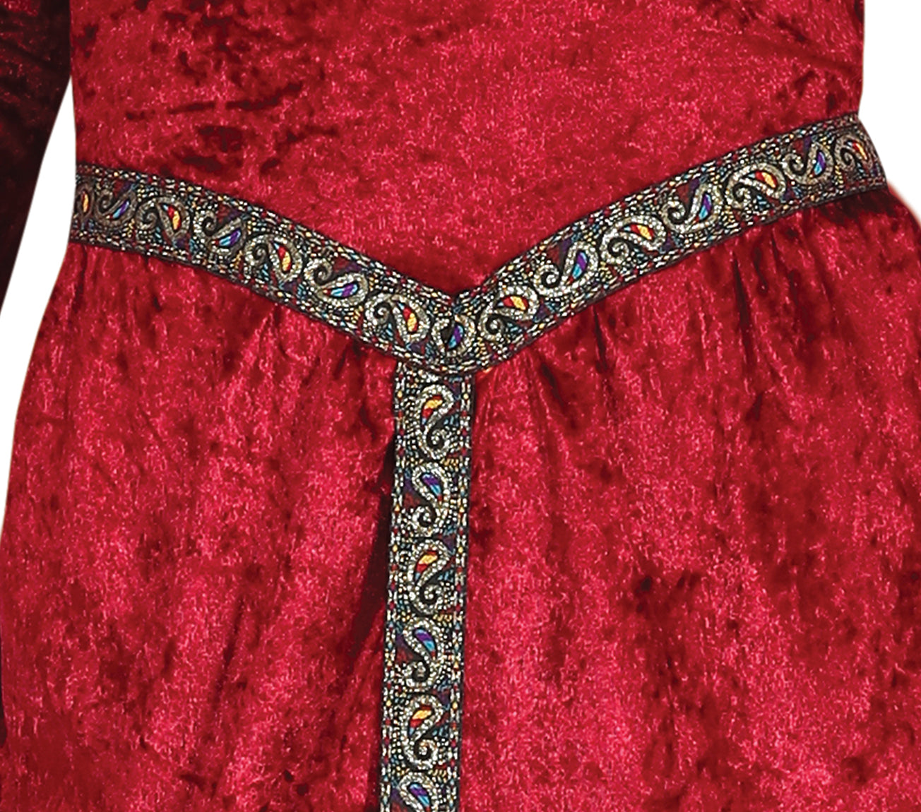 GP79679 – Prinzessin Mittelalter Königin Märchenkostüm – Größe: 42 - 44 (L) – Farbe: Rot