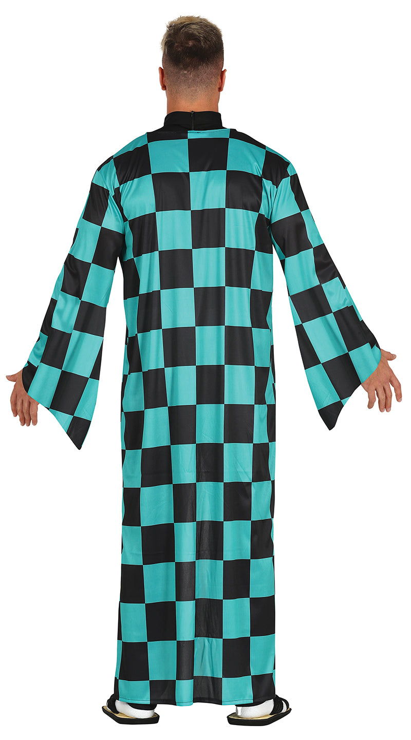 GP79684 – Ninja Krieger Karneval Kostüm – Größe: 52 - 54 (L) – Farbe: Blau