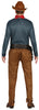 GP79693 – Cowboy Wilde Westen Kostüm Karneval – Größe: 52 - 54 (L), 54 - 56 (XL) – Farbe: Braun