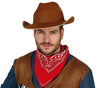 GP79693 – Cowboy Wilde Westen Kostüm Karneval – Größe: 52 - 54 (L), 54 - 56 (XL) – Farbe: Braun