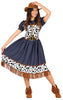 GP79695 – Cowboy Karnevalskostüm Westernlook – Größe: 38 - 40 (M) – Farbe: Braun