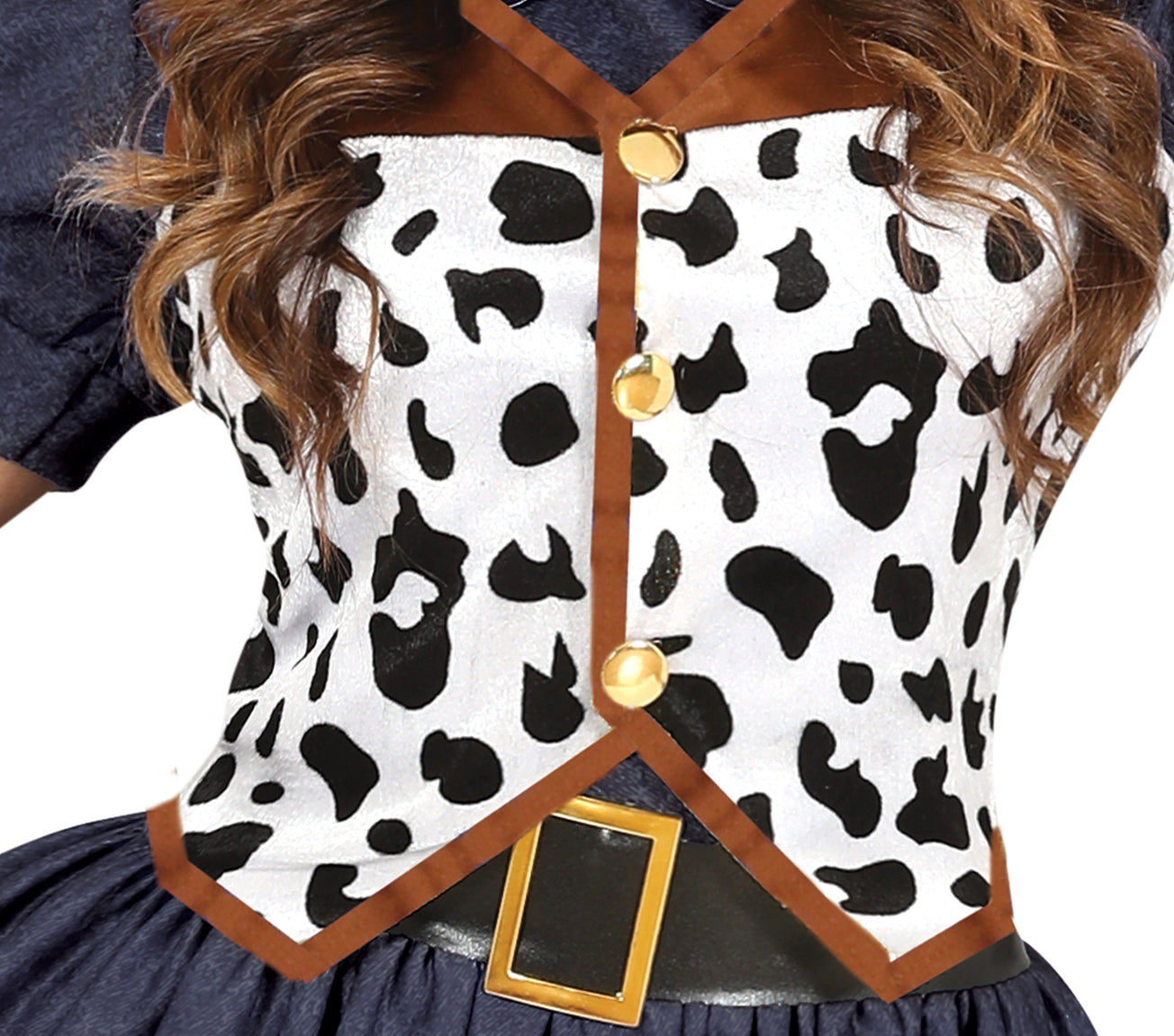 GP79695 – Cowboy Karnevalskostüm Westernlook – Größe: 38 - 40 (M) – Farbe: Braun