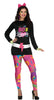 GP79699 – Retro 80er Jahre Disco Party Outfit – Größe: 36 - 38 (S) – Farbe: Mehrfarbig