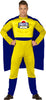 GP79716 – Superheld Abenteuerfigur Outfit Mantel – Größe: 48 - 50 (M) – Farbe: Gelb
