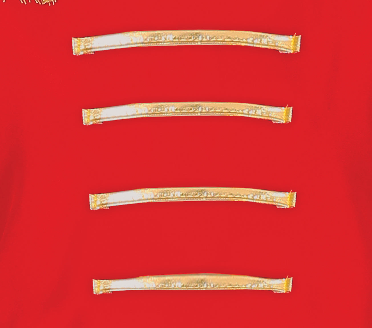 GP79731 – Karneval Marschkapitän Marschparade Kostüm – Größe: 52 - 54 (L) – Farbe: Rot