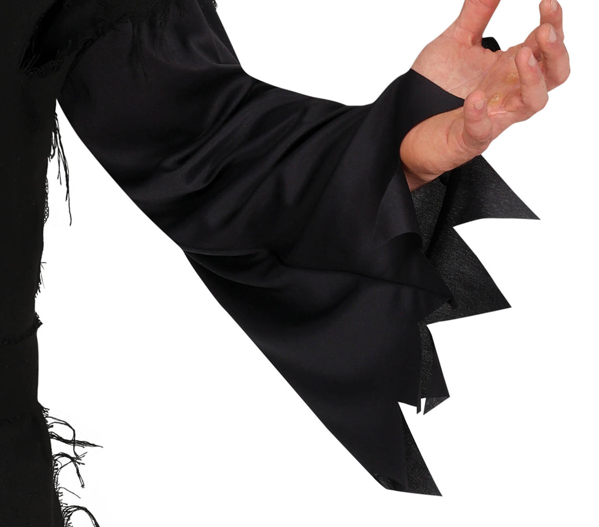 GP79742 – Düsterer Schatten Kapuze Mantel Maskerade – Größe: 52 - 54 (L) – Farbe: Schwarz