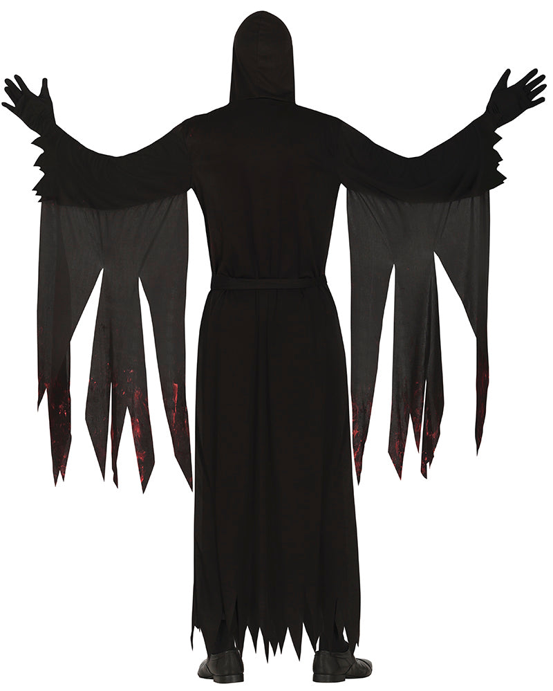 GP79750 – Halloween Reaper Tunika Dunkle Mystik – Größe: 48 - 50 (M) – Farbe: Schwarz, Ansicht 2