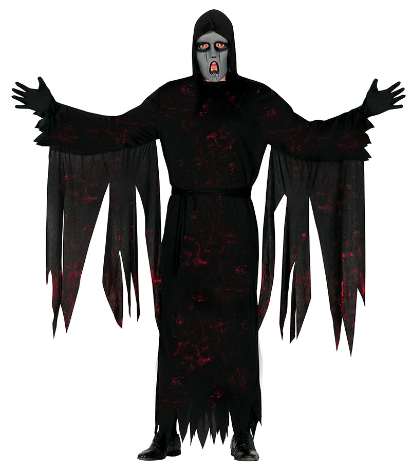 GP79750 – Halloween Reaper Tunika Dunkle Mystik – Größe: 52 - 54 (L) – Farbe: Schwarz